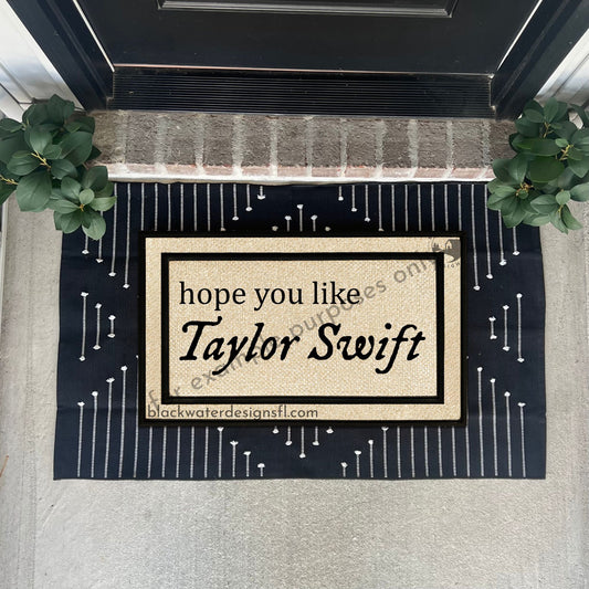 Hope You Like (Folklore Inspired) All Weather Doormat