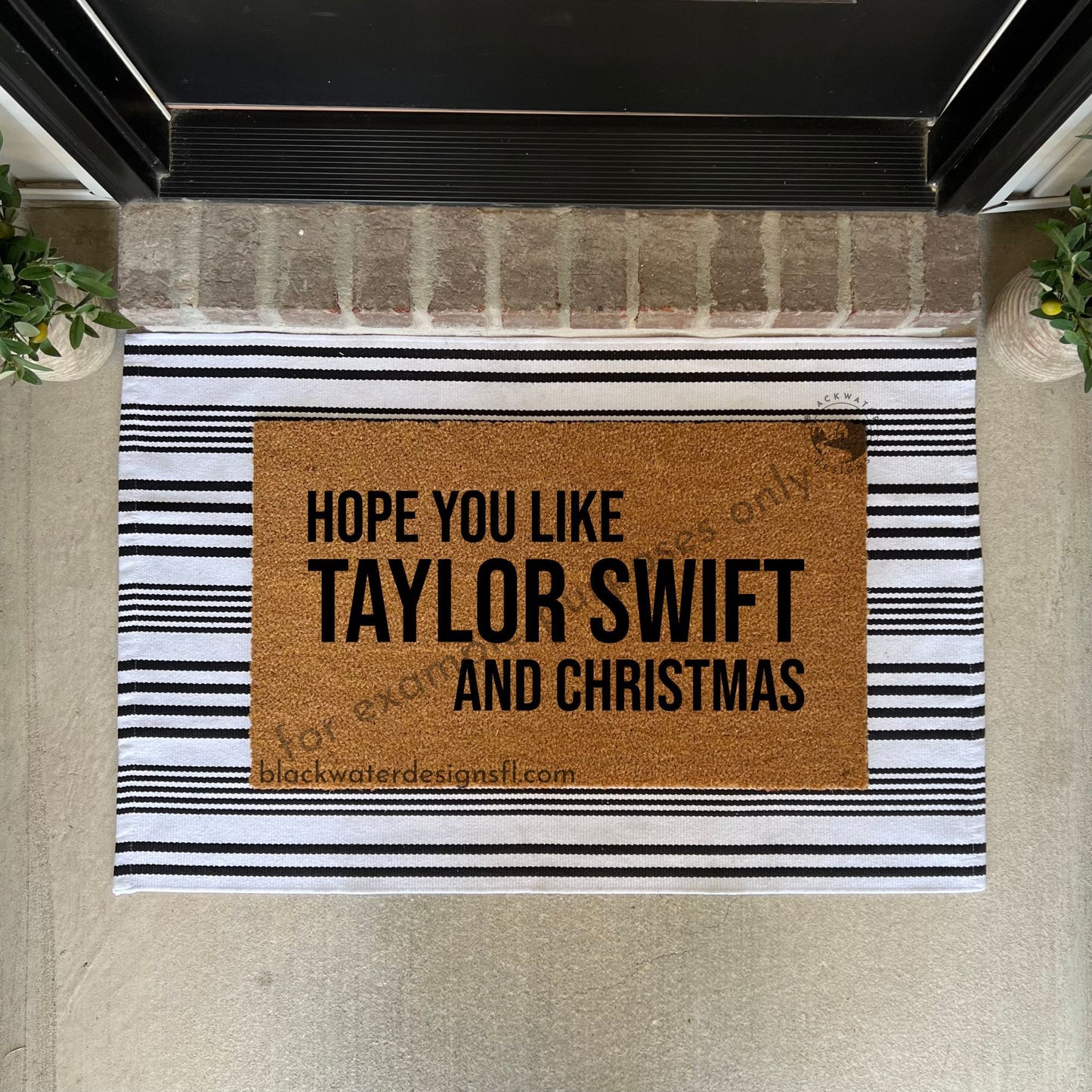 Hope You Like And Christmas (Red Inspired) Doormat