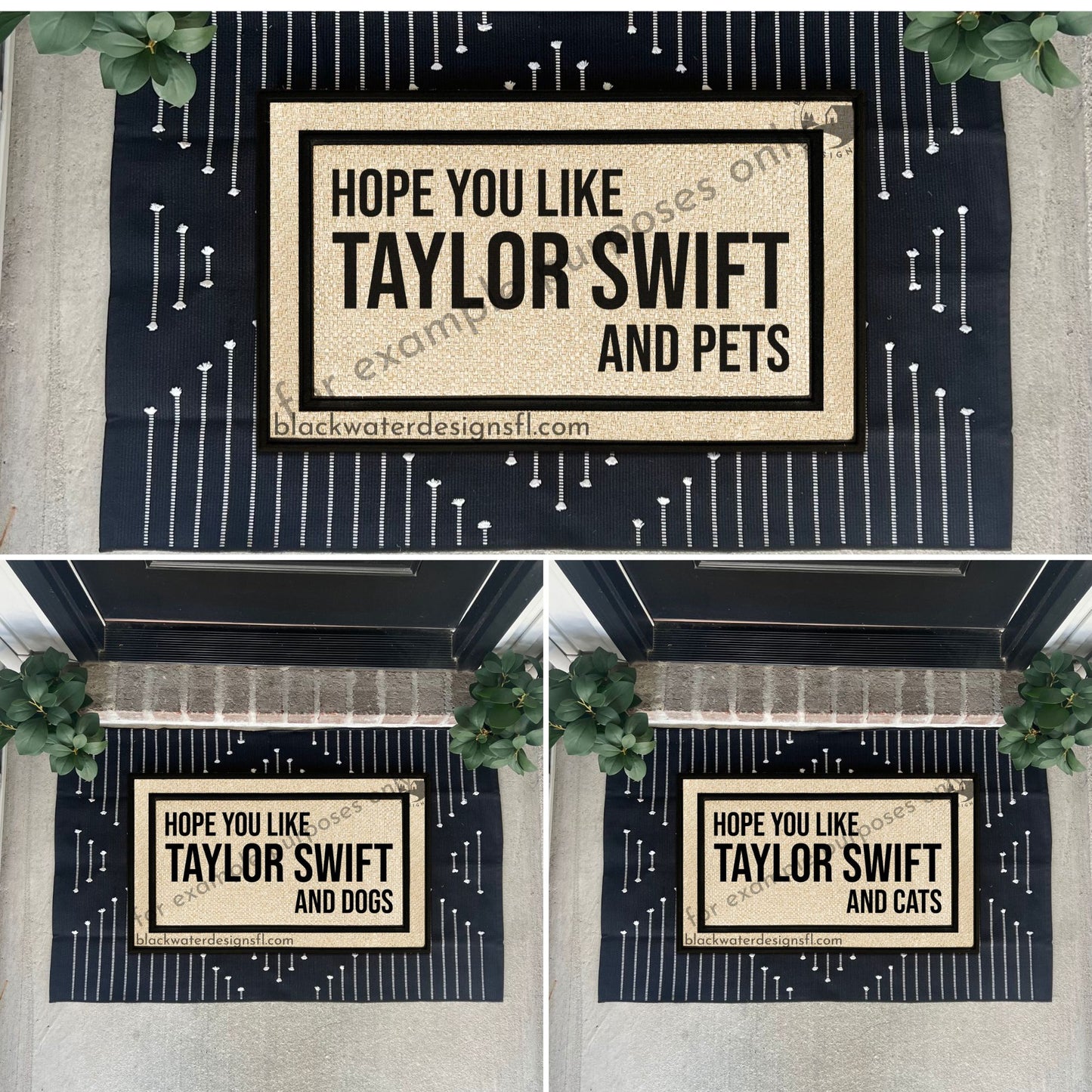 Hope You Like Pet Options (Red Inspired) All Weather Doormat