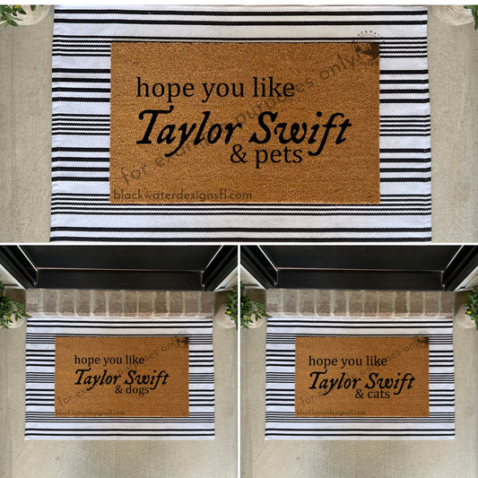 Hope You Like Pet Options (Folklore Inspired) Doormat