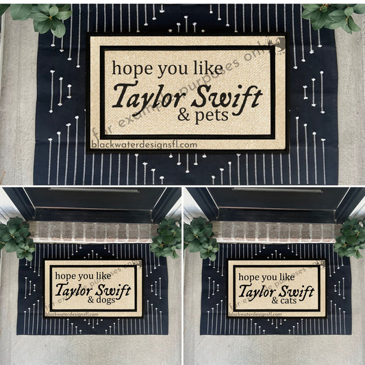 Hope You Like Pet Options (Folklore Inspired) All Weather Doormat