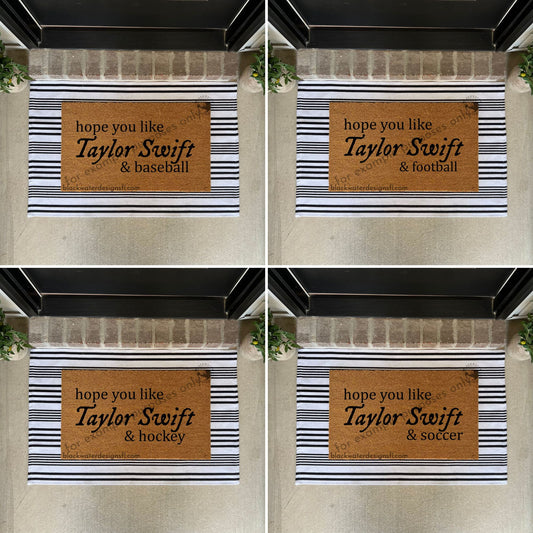 Hope You Like Sport Options (Folklore Inspired) Doormat