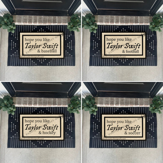 Hope You Like Sport Options (Folklore Inspired) All Weather Doormat