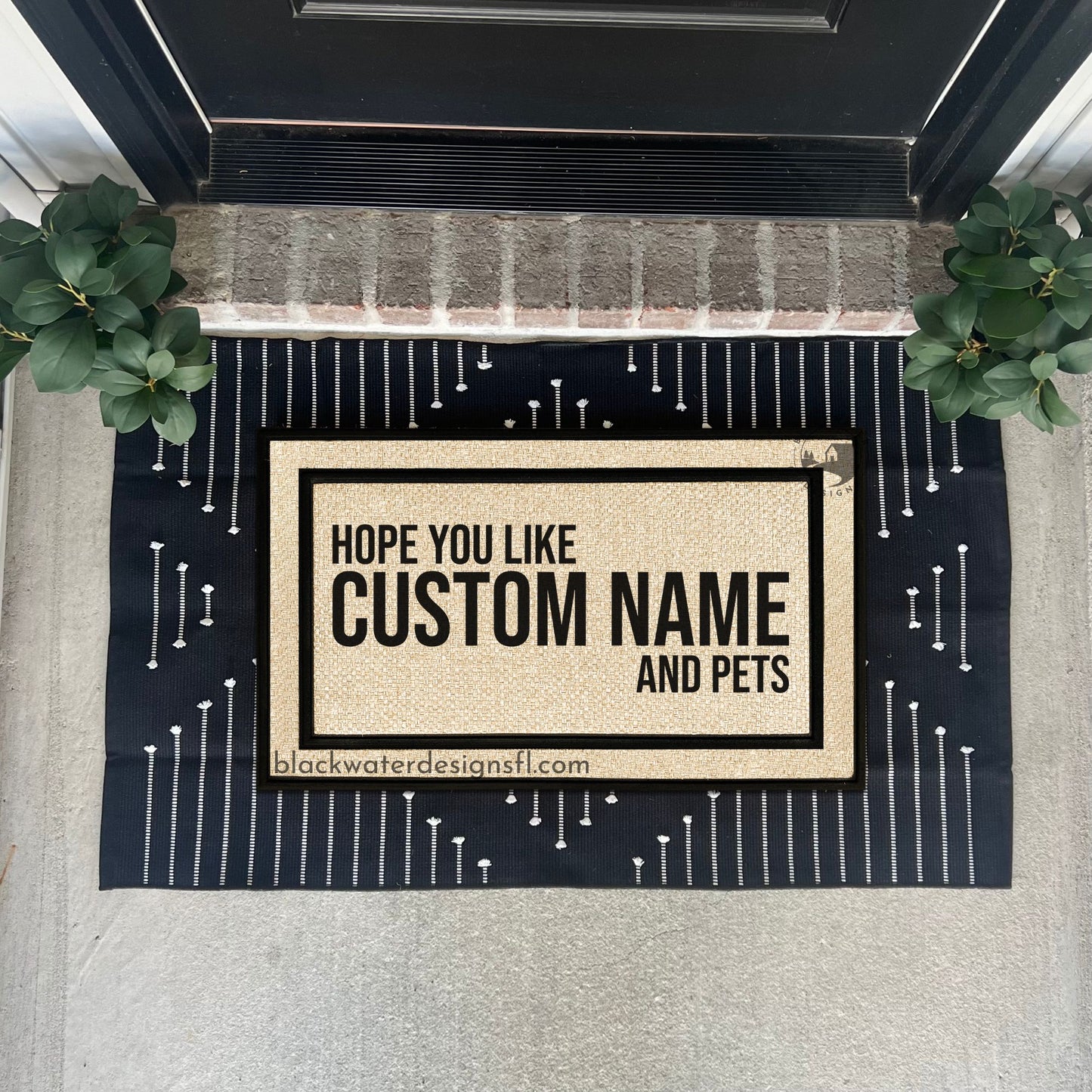 Hope You Like Pet Options (Red Inspired) All Weather Doormat