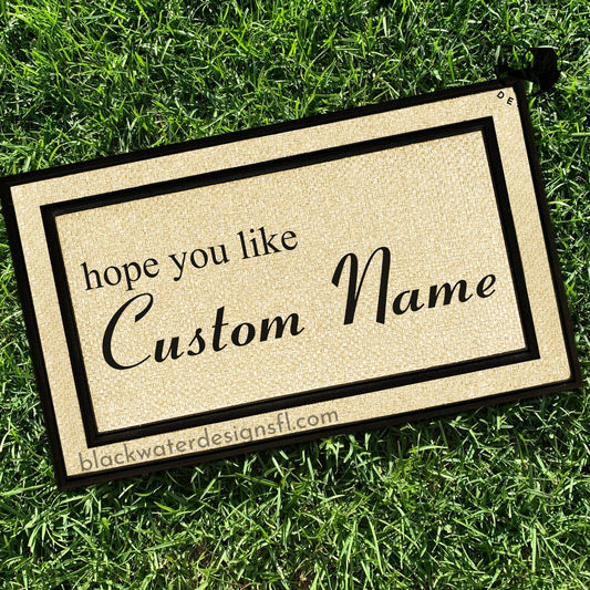 Hope You Like (Billie Inspired) All Weather Doormat