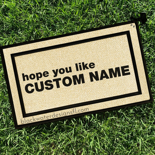 Hope You Like (Billie Inspired) All Weather Doormat