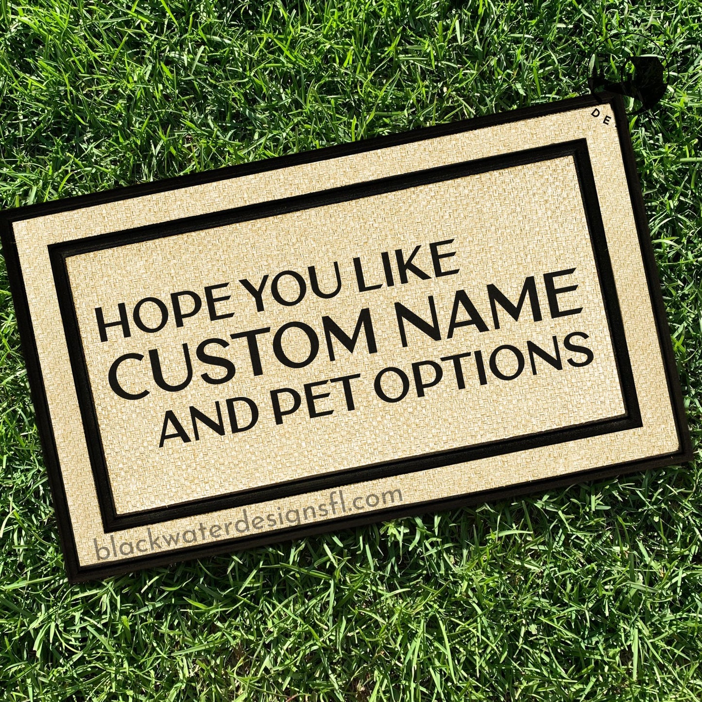 Hope You Like Pet Options (Fearless Inspired) All Weather Doormat