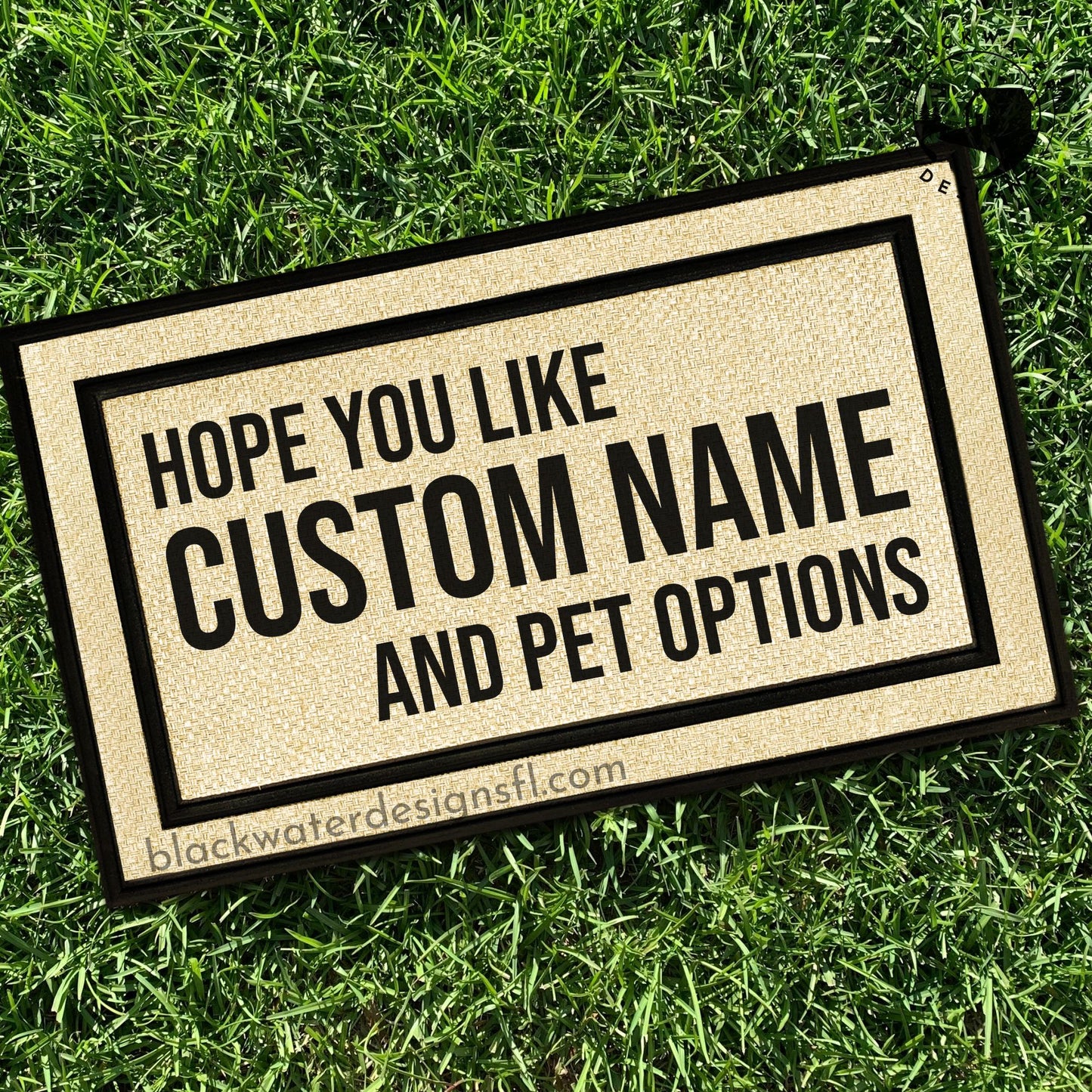 Hope You Like Pet Options (Red Inspired) All Weather Doormat