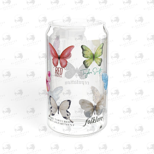 Eras Butterflies Glass Tumbler