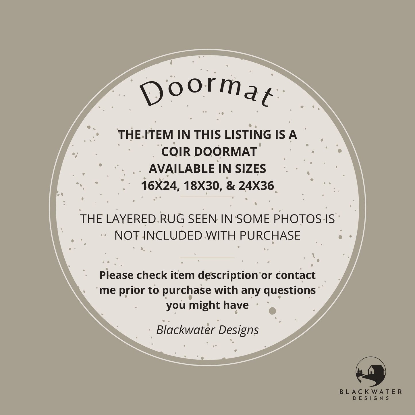 Got a Wi$h Li$t (Showgirl Inspired) Doormat