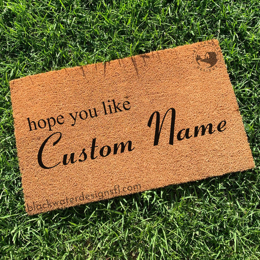 Hope You Like (Billie Inspired) Doormat