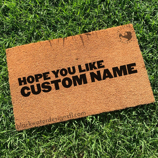 Hope You Like (Harry Inspired) Doormat