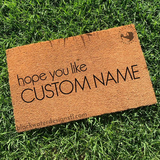 Hope You Like (Harry Inspired) Doormat