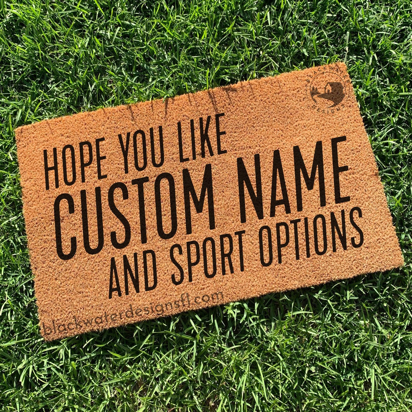 Hope You Like Sport Options (Showgirl Inspired) Doormat