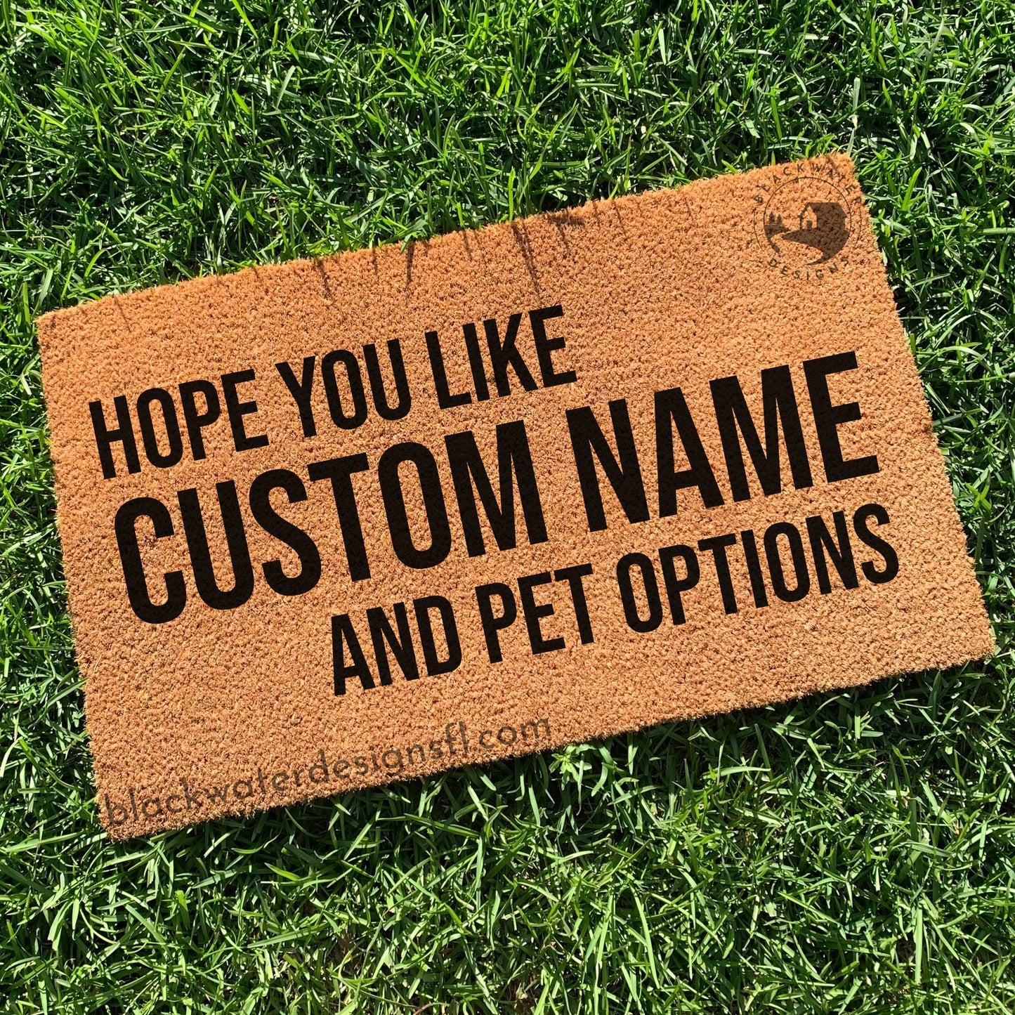 Hope You Like Pet Options (Red Inspired) Doormat