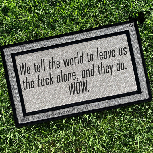 Got a Wi$h Li$t (Showgirl Inspired) All Weather Doormat