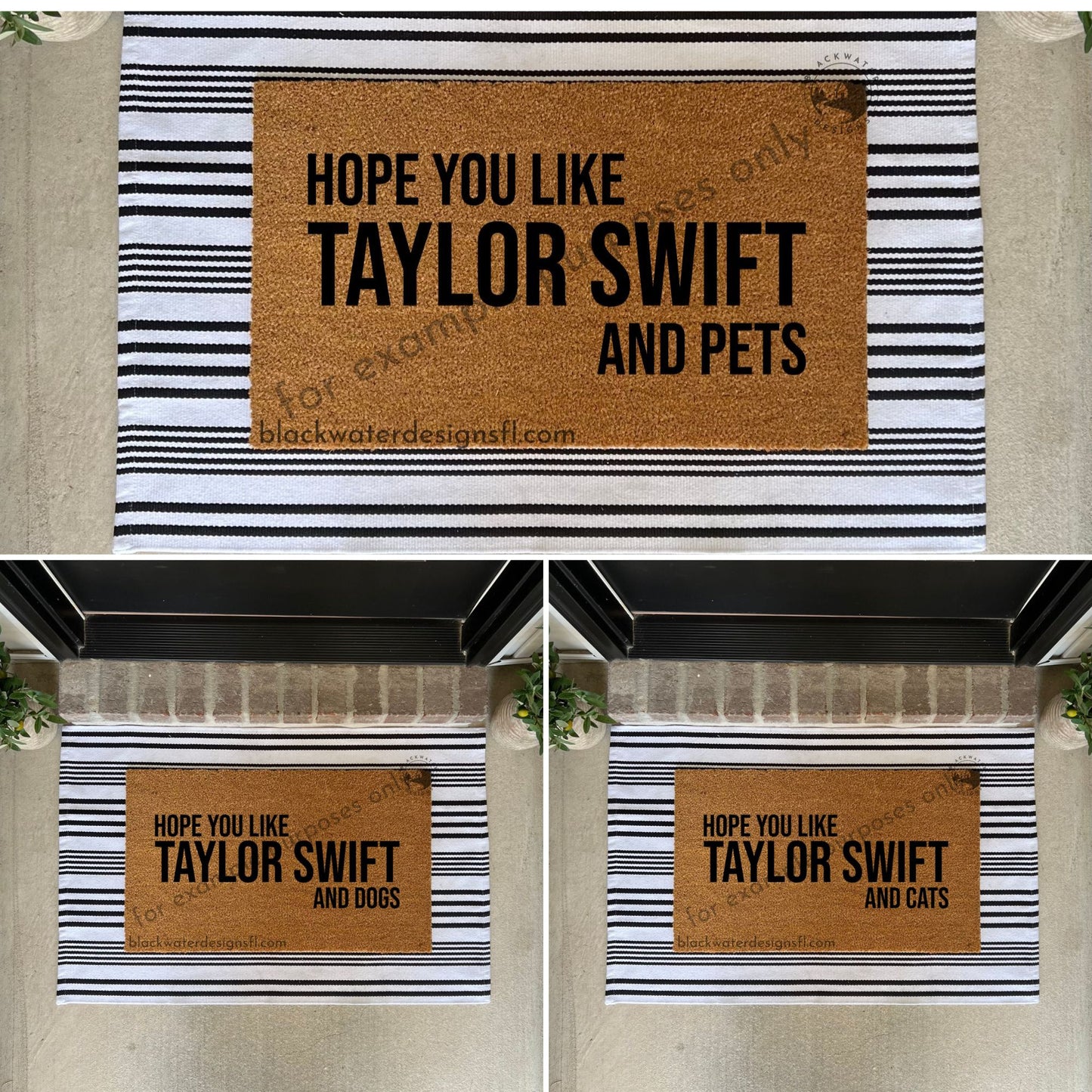 Hope You Like Pet Options (Red Inspired) Doormat