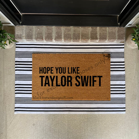 Hope You Like (Red Inspired) Doormat