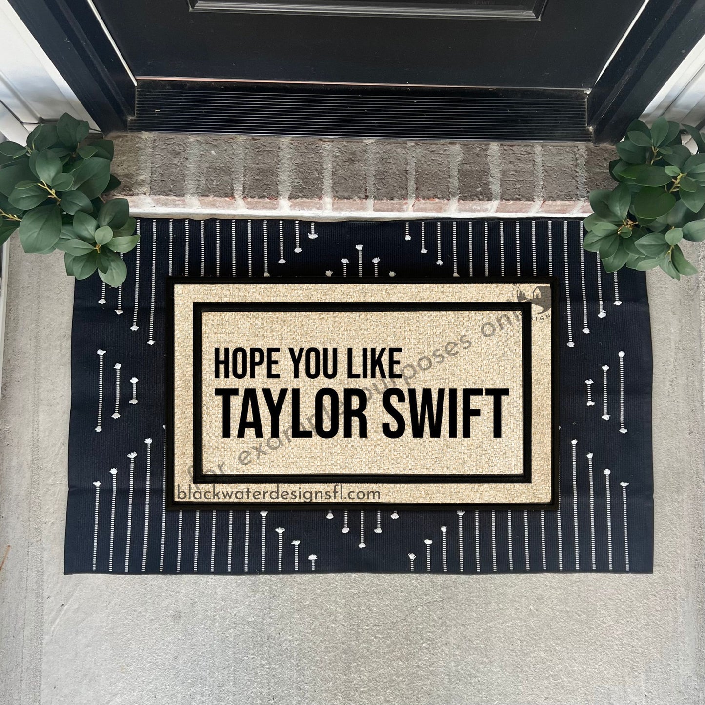 Hope You Like (Red Inspired) All Weather Doormat