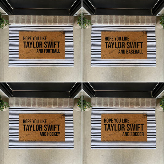 Hope You Like Sport Options (Red Inspired) Doormat