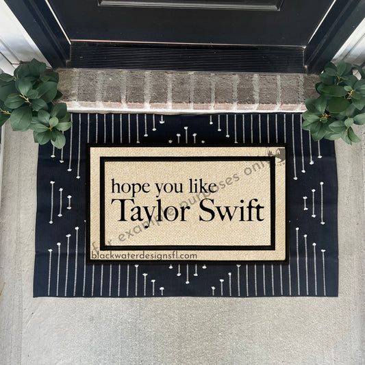 Hope You Like (TTPD Inspired) All Weather Doormat