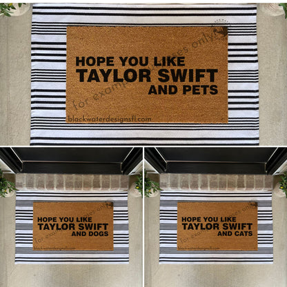 Hope You Like Pet Options (Lover Inspired) Doormat