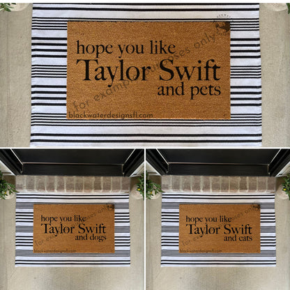 Hope You Like Pet Options (TTPD Inspired) Doormat