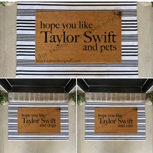 Hope You Like Pet Options (TTPD Inspired) Doormat