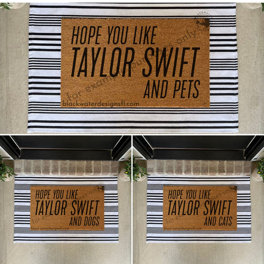 Hope You Like Pet Options (Showgirl Inspired) Doormat