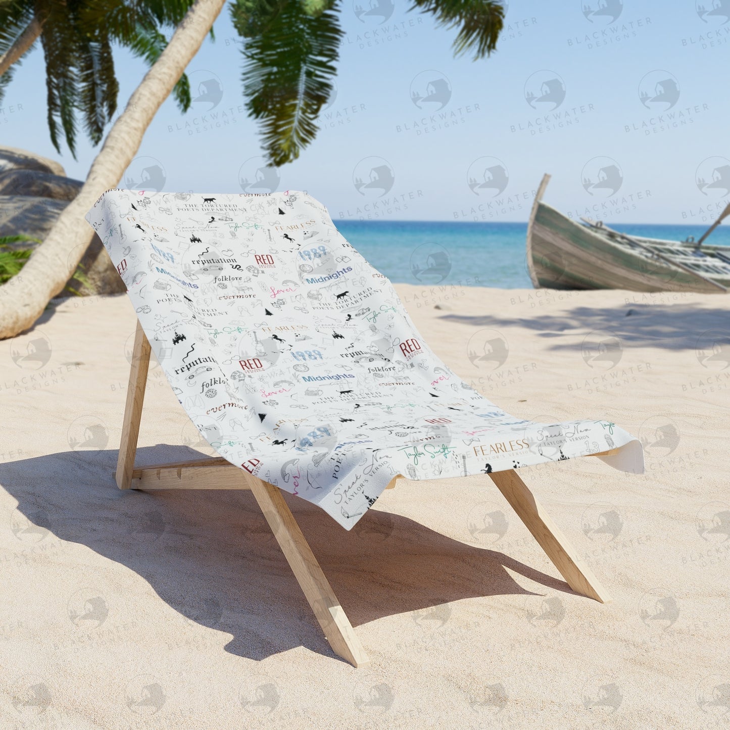 TS Doodles Beach Towel