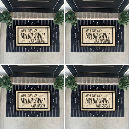 Hope You Like Sport Options (Showgirl Inspired) All Weather Doormat