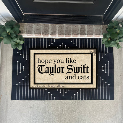 Hope You Like and Cats All Weather Doormat (Reputation)