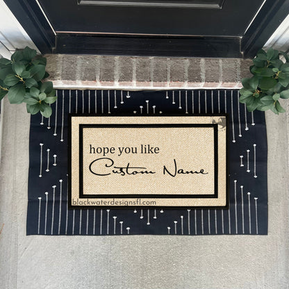 Hope You Like (Debut Inspired) All Weather Doormat