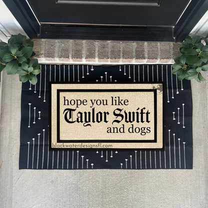 Hope You Like and Dogs All Weather Doormat (Reputation)