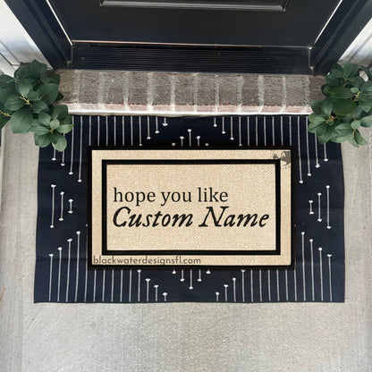 Hope You Like (Folklore Inspired) All Weather Doormat