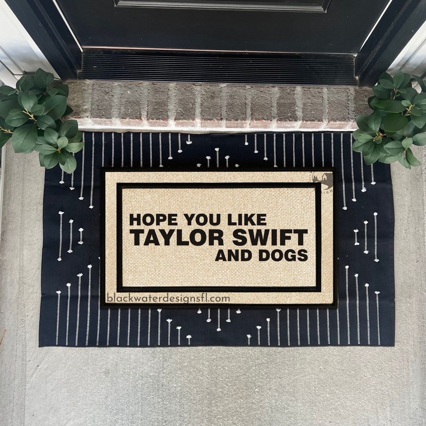 Hope You Like and Dogs (Lover Inspired) All Weather Doormat