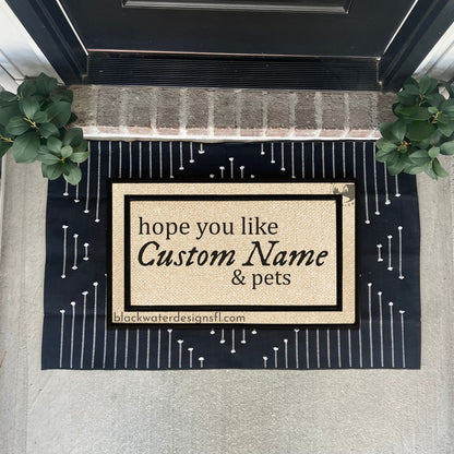 Hope You Like Pet Options (Folklore Inspired) All Weather Doormat