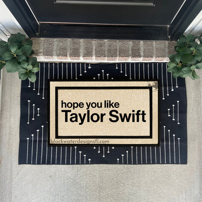 Hope You Like All Weather Doormat (Midnights)