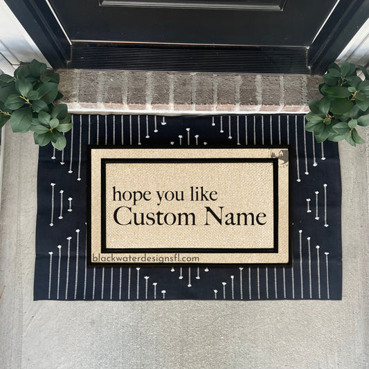 Hope You Like (TTPD Inspired) All Weather Doormat
