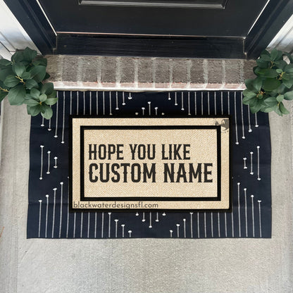 Hope You Like (Chappell Inspired) All Weather Doormat