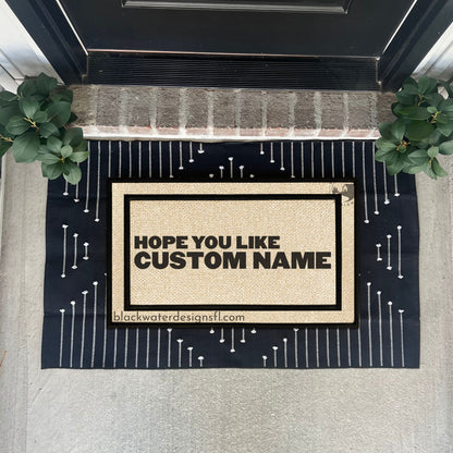 Hope You Like (Harry Inspired) All Weather Doormat