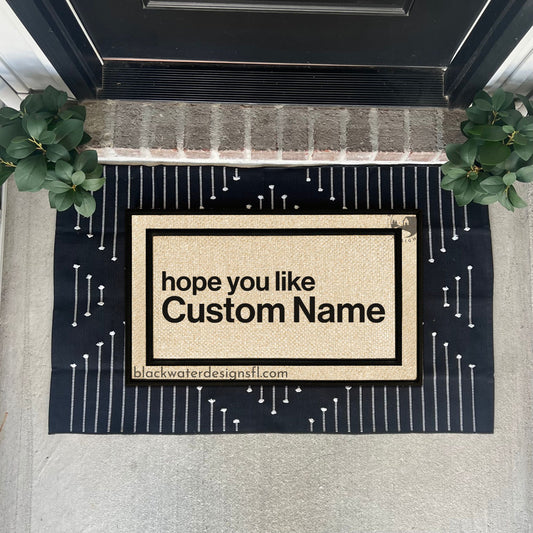 Hope You Like (Midnights Inspired) All Weather Doormat