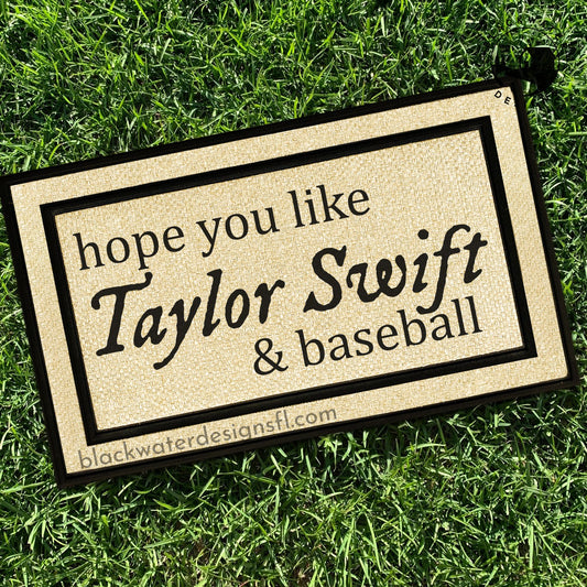Hope You Like & Baseball (Folklore Inspired) All Weather Doormat