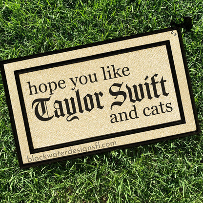 Hope You Like and Cats All Weather Doormat (Reputation)