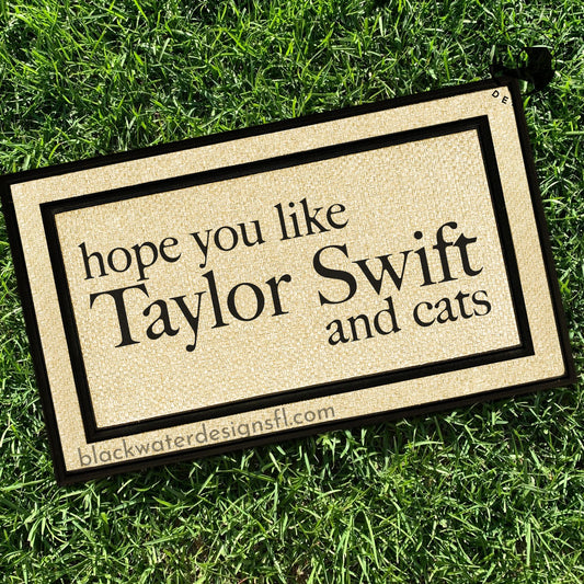 Hope You Like and Cats All Weather Doormat (TTPD)