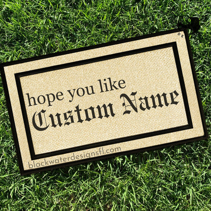 Hope You Like (Reputation Inspired) All Weather Doormat