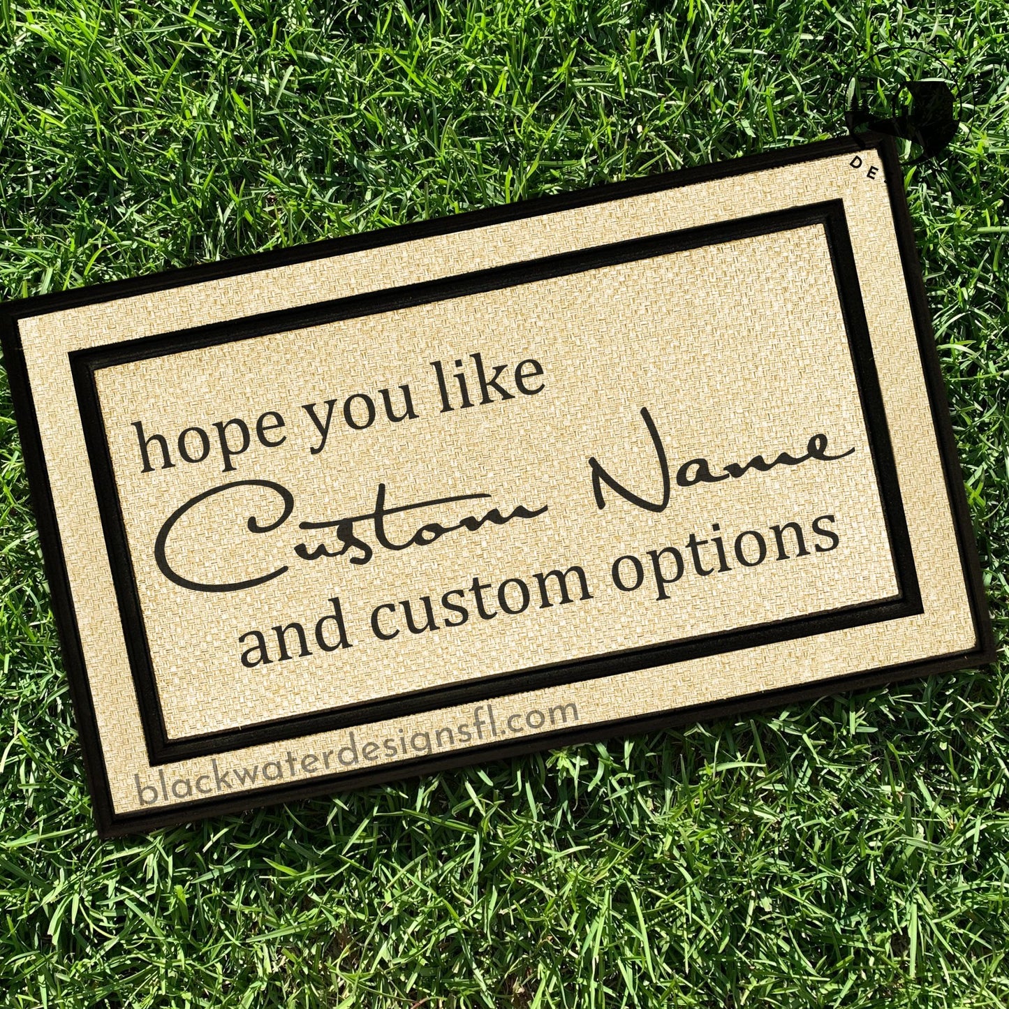Hope You Like (Debut Inspired) and Custom Options All Weather Doormat