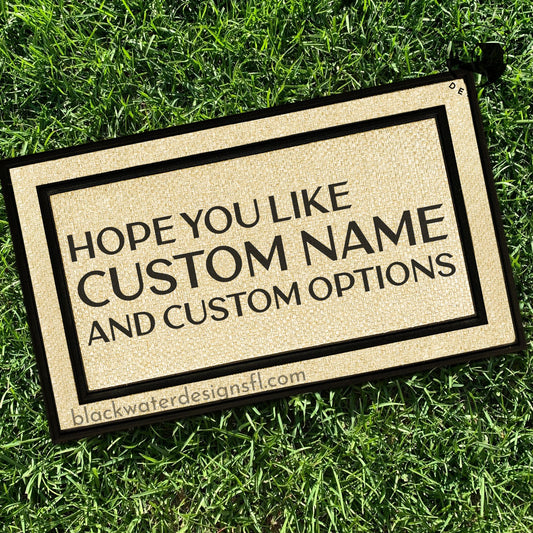 Hope You Like (Fearless Inspired) and Custom Options All Weather Doormat