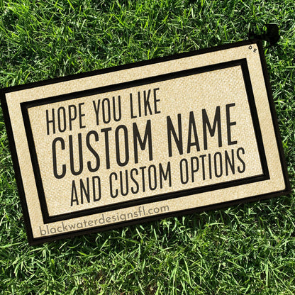 Hope You Like (Showgirl Inspired) and Custom Options All Weather Doormat