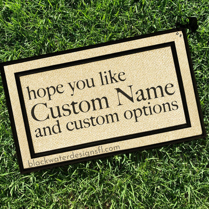 Hope You Like (TTPD Inspired) and Custom Options All Weather Doormat
